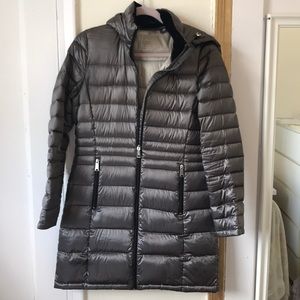 Andrew Marc Packable Lightweight Long Down Coat